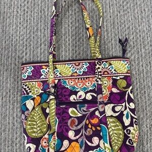 Vera Bradley bag in “Plum Crazy” retired print